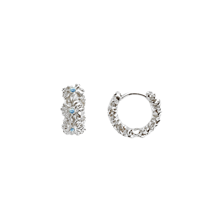 Gardenia Wreath Hoops