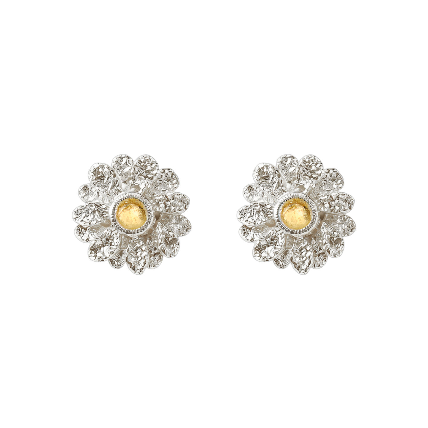 Double Petal Gardenia Earrings