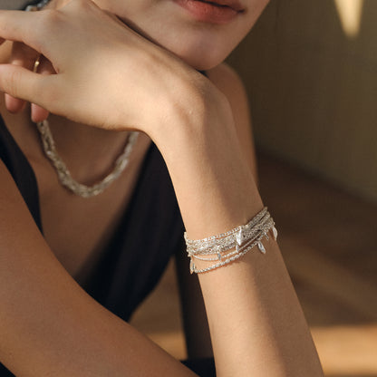 Wheat Ear Leaf Tassel Bracelet