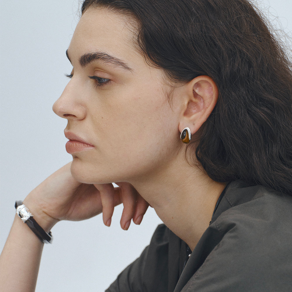 Beaded Energy Gem Earrings