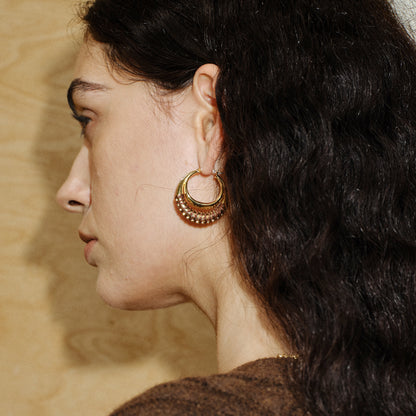 Nomad Woven Hoop Earrings