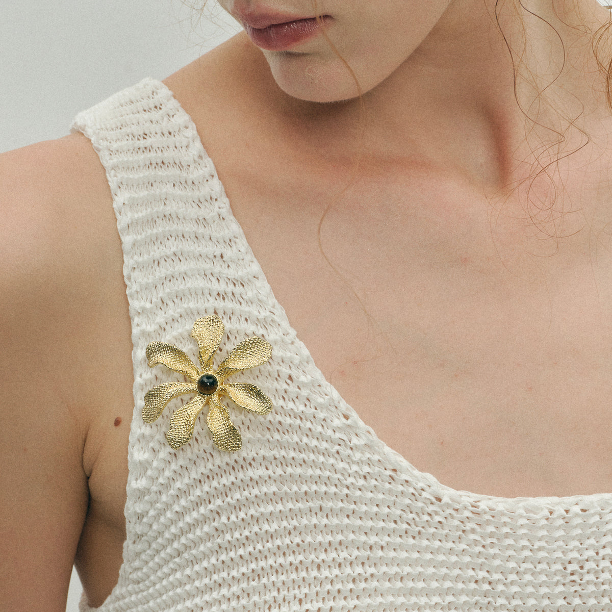 Gardenia Multi-wear Flower Clip