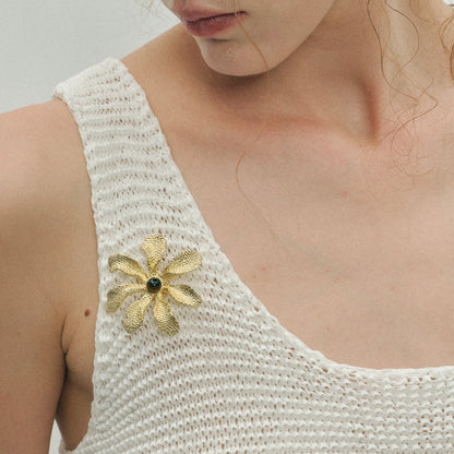 Gardenia Multi-wear Flower Clip