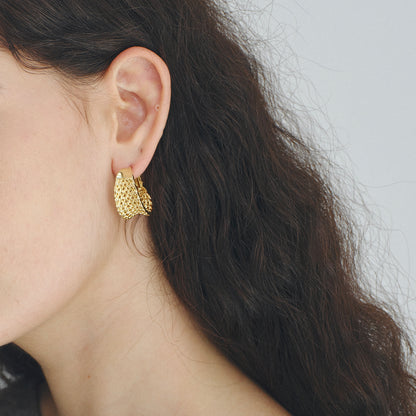 The Woven Texture Earrings