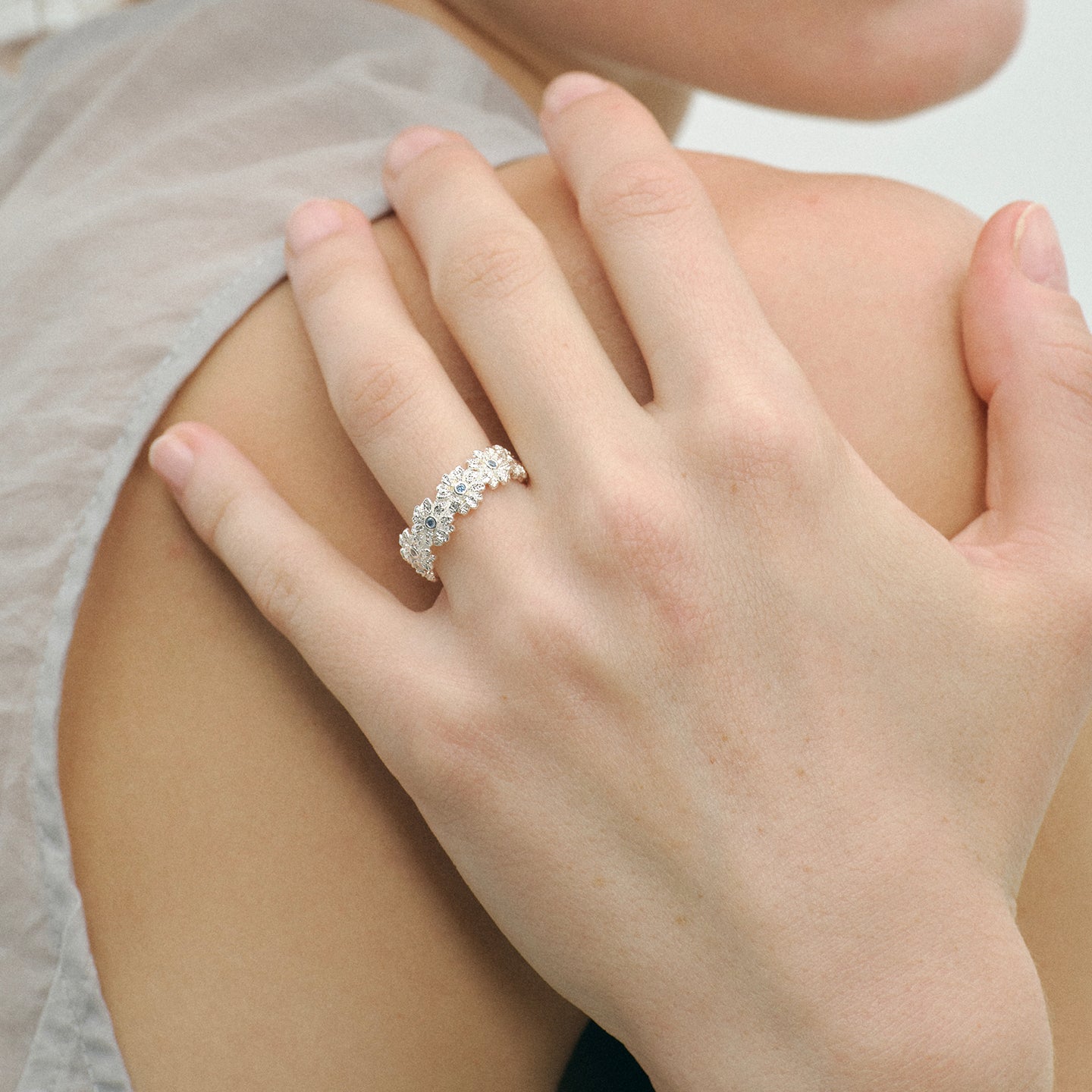 Gardenia Wreath Ring