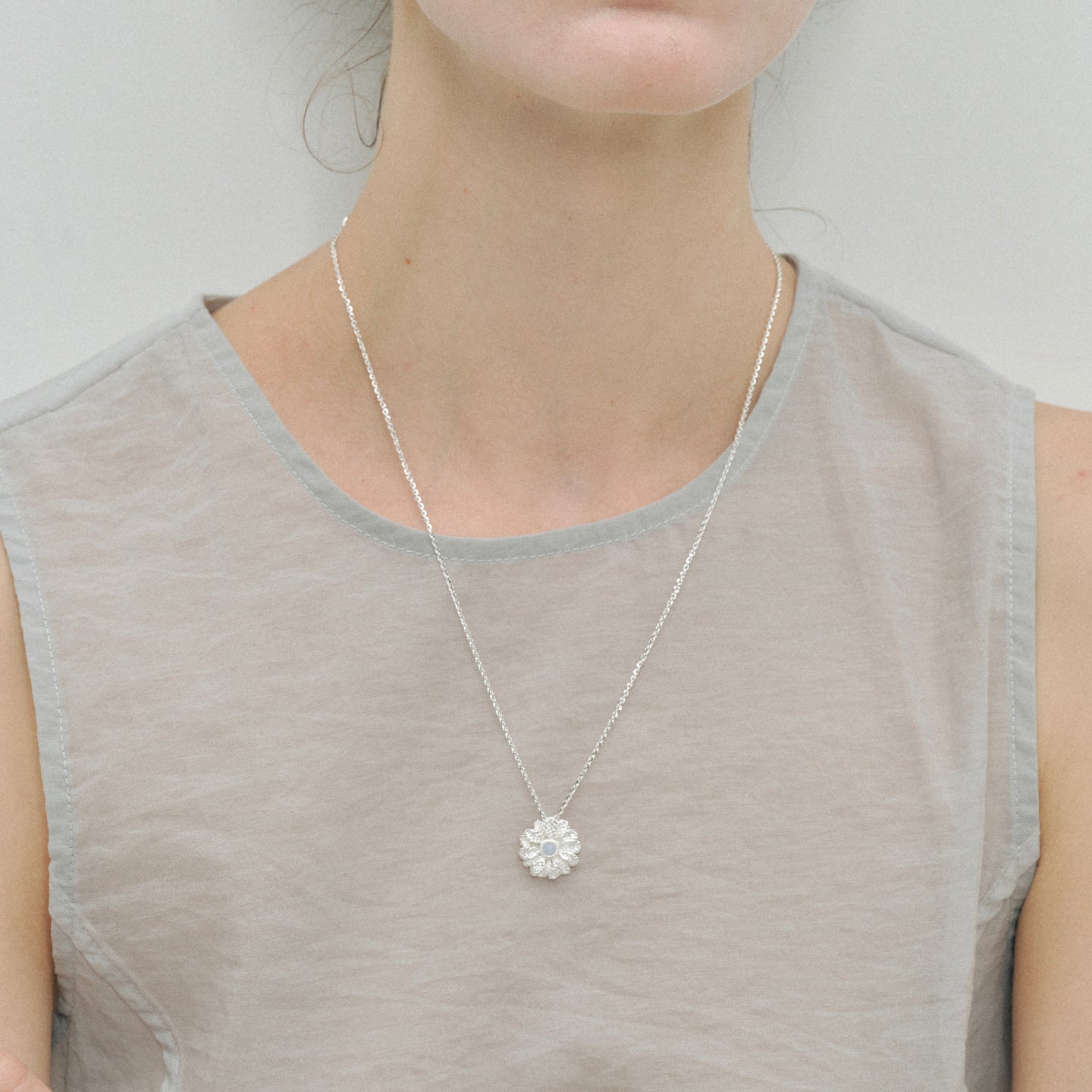Double Petal Gardenia Necklace