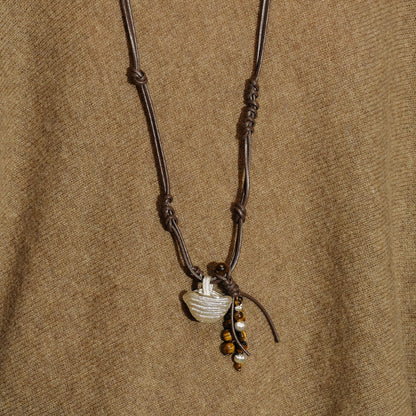Woven Basket Necklace