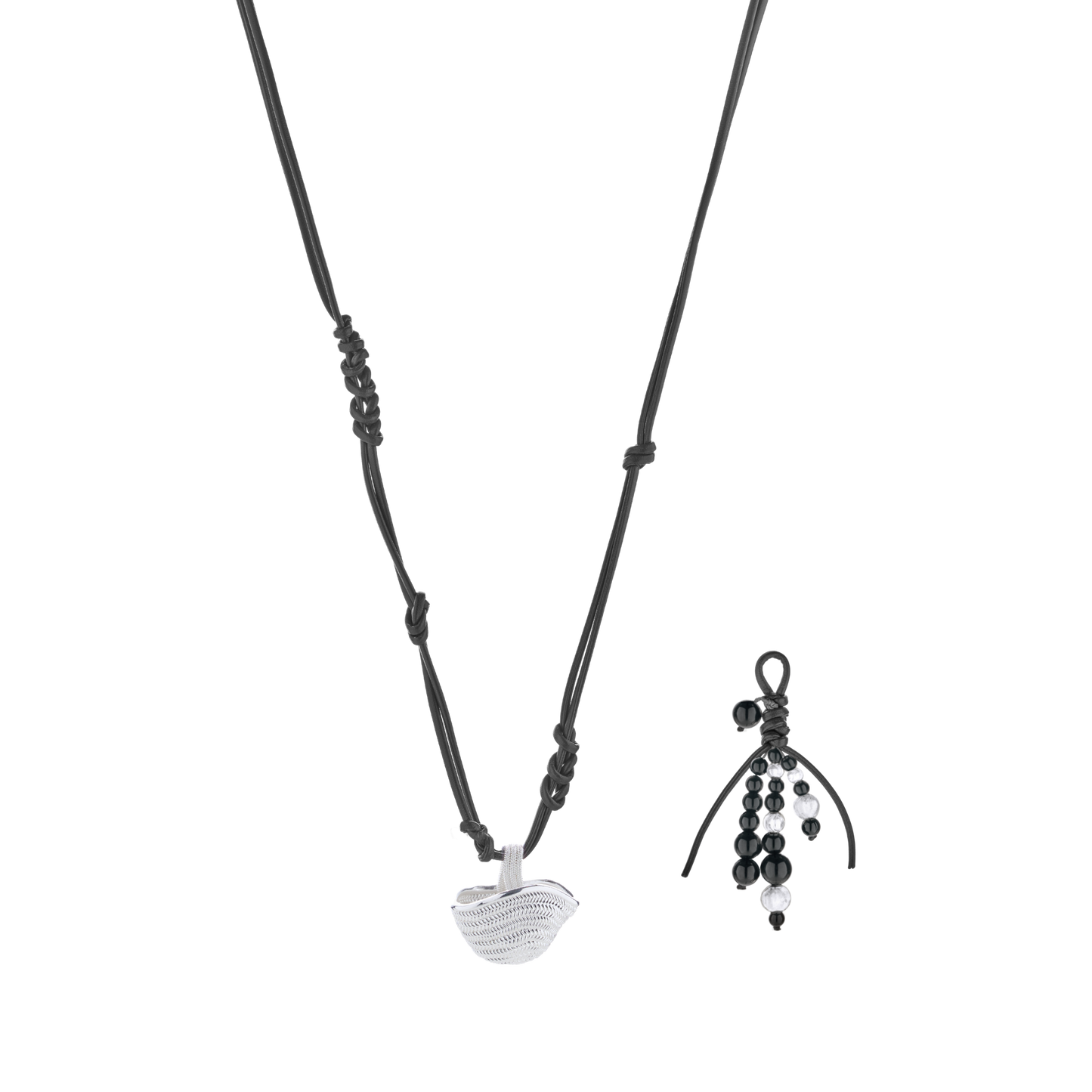 Woven Basket Necklace