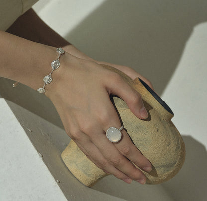 HOLLOW WOVEN RING