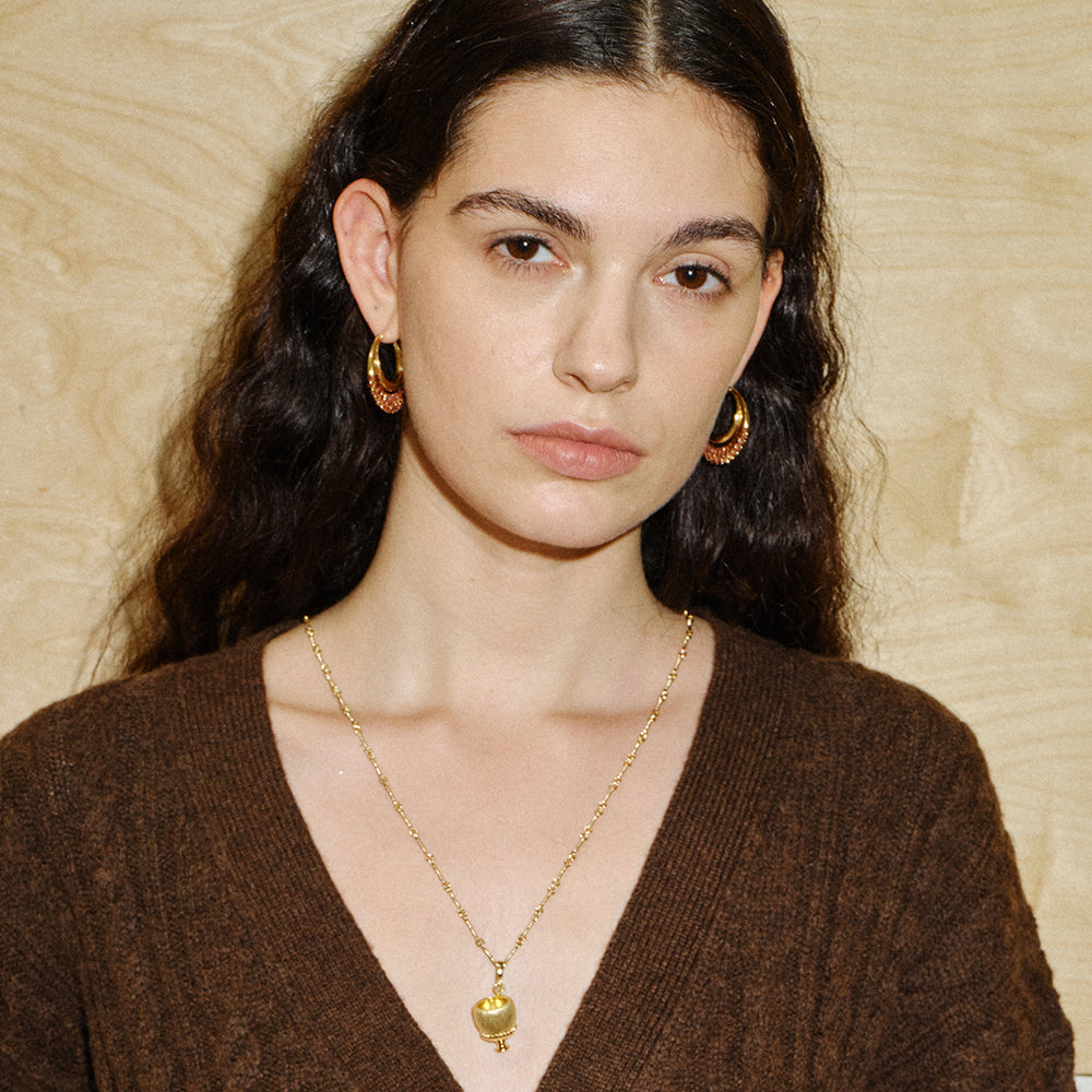 Nomad Woven Hoop Earrings