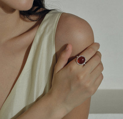 HOLLOW WOVEN RING