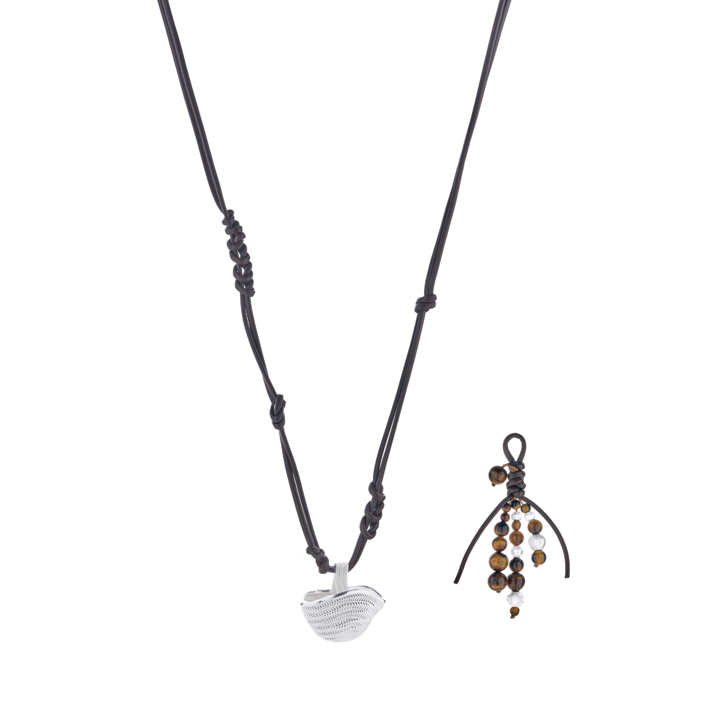 Woven Basket Necklace