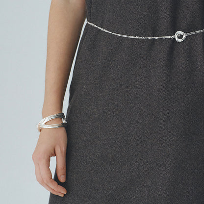 Mobius Sculpture Texture Bracelet
