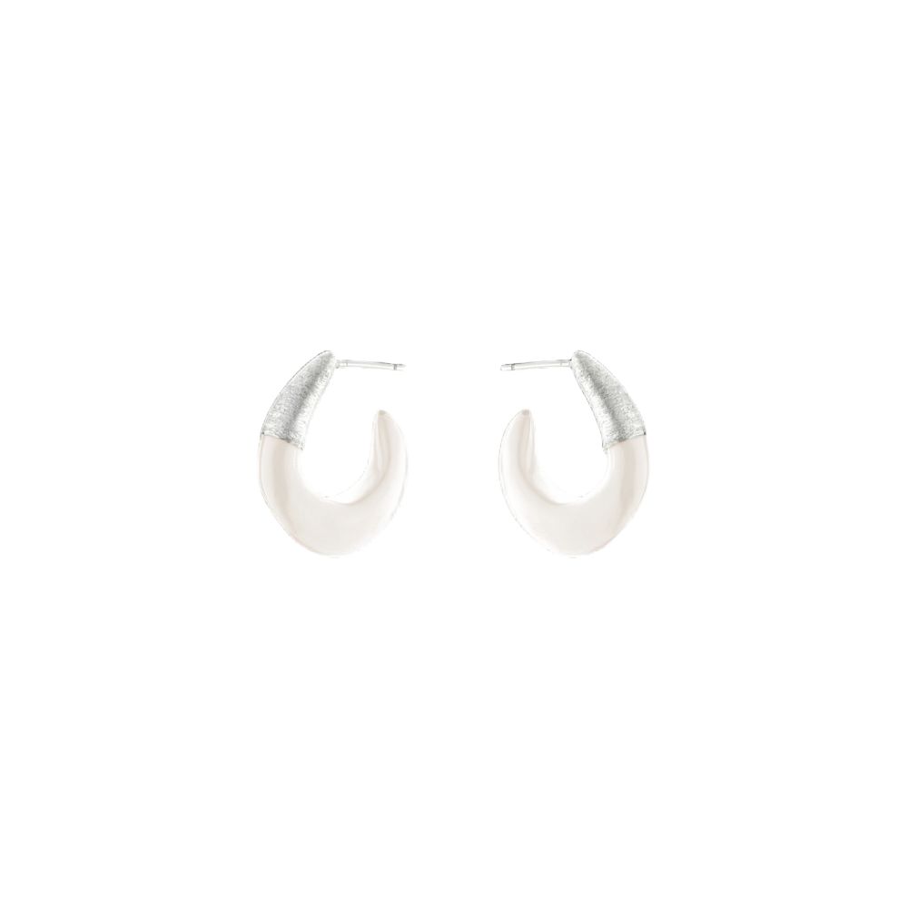 The Enamel Hook Earrings