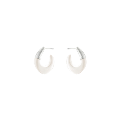 The Enamel Hook Earrings