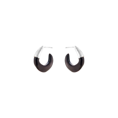 The Enamel Hook Earrings