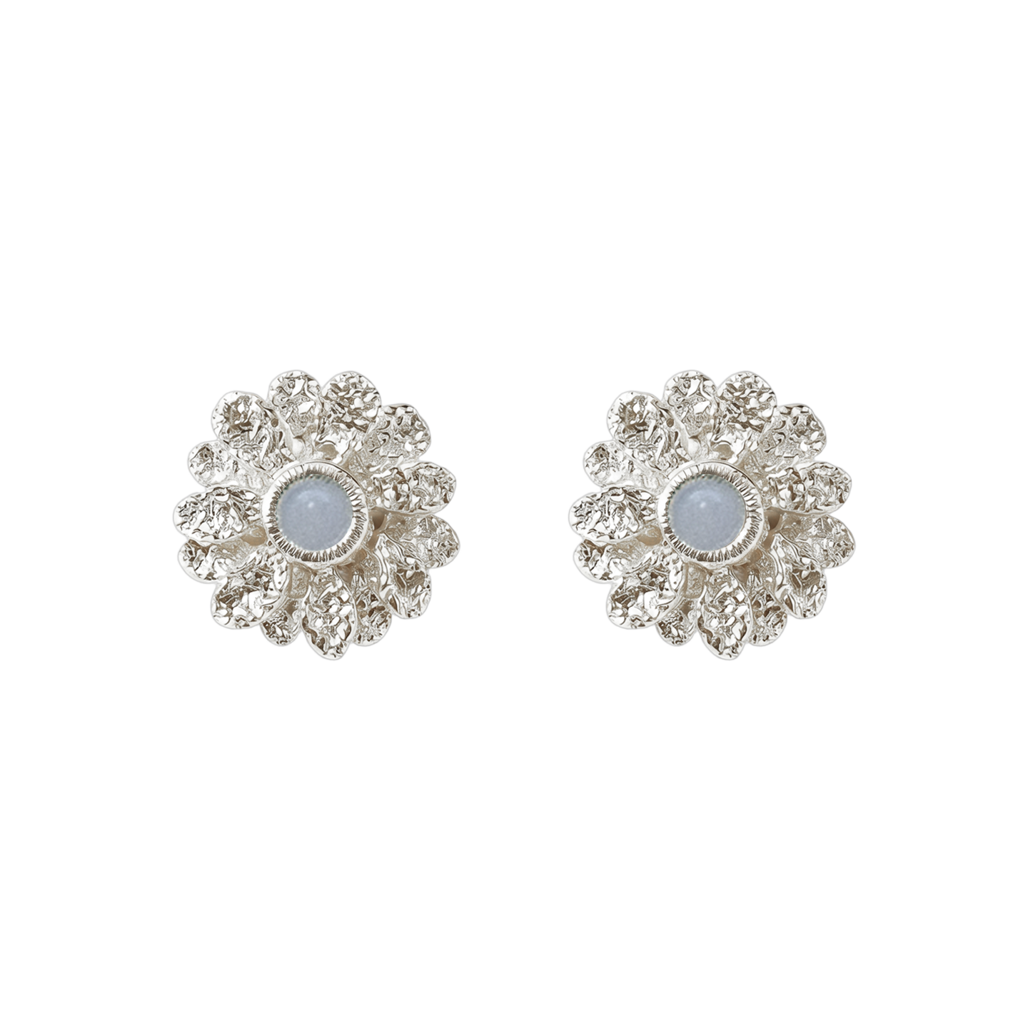 Double Petal Gardenia Earrings
