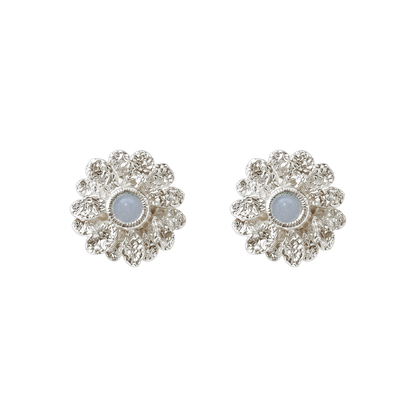 Double Petal Gardenia Earrings