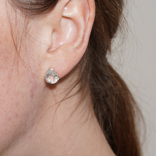 SUMMER GARDEN CRYSTAL EAR STUDS