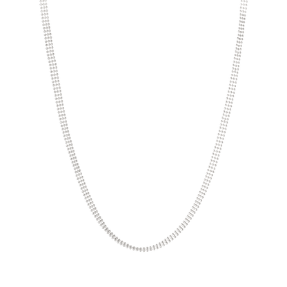 SUMMER GARDEN WHITE ICE CRYSTAL DETACHABLE PENDANT NECKLACE