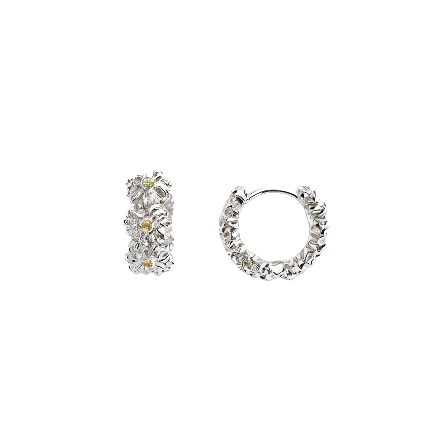 Gardenia Wreath Hoops
