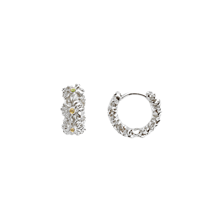 Gardenia Wreath Hoops
