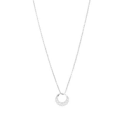 The Crochet Crescent Necklace