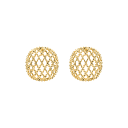 The Crochet Full Moon Earring