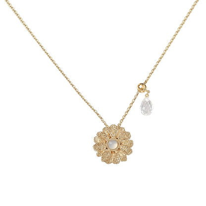 Double Petal Gardenia Necklace