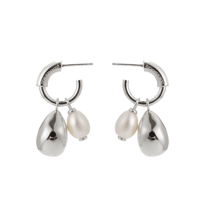 Sea Light Pearl Earrings