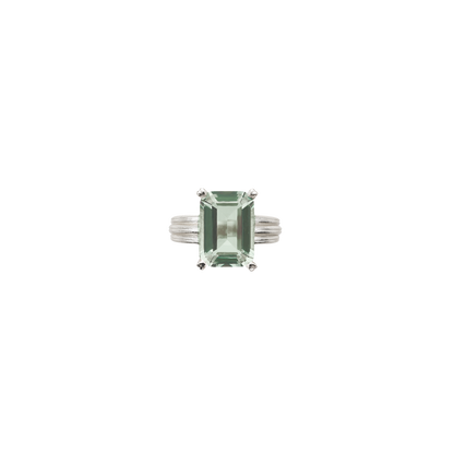 SUMMER GARDEN DOUBLE LAYERED CRYSTAL RING