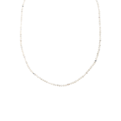 SUMMER GARDEN WHITE ICE CRYSTAL DETACHABLE PENDANT NECKLACE